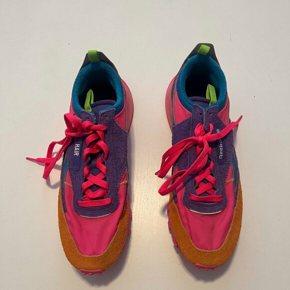 Size 12 - Reebok Daniel Moon x Classic Leather Legacy Solar Pink Pushy Purple - Picture 6 of 6